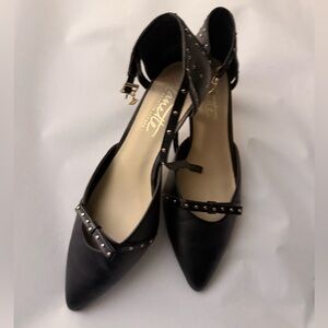 Nanette Lepore Black Studded Heels
